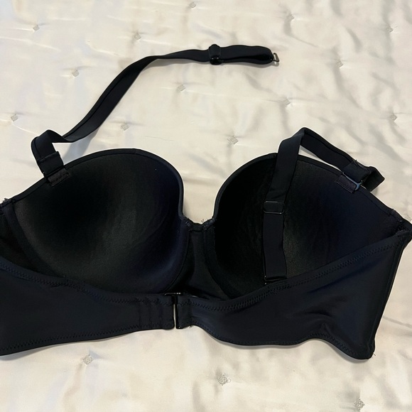 NWT Old Navy Convertible Halter Top Bathing Suit (Black; size XL) - Picture 8 of 10